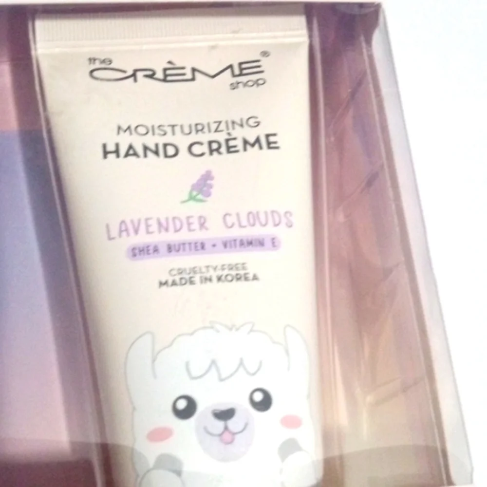 THE CRÈME SHOP HAND CRÈME TRIO - PEACH, MANGO, LAVENDER SHEA BUTTER LOTION NWT
